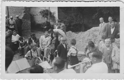 Budowa strażnicy 1951-1954 r.