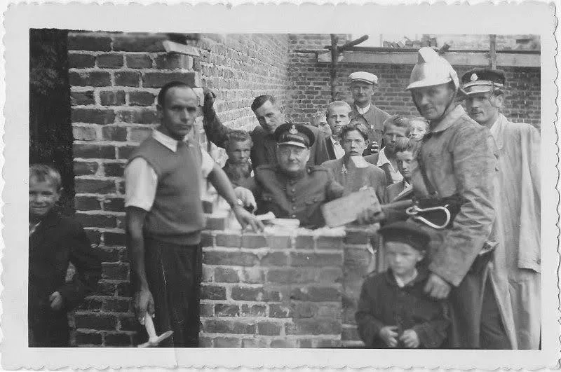 Budowa strażnicy 1951-1954 r.