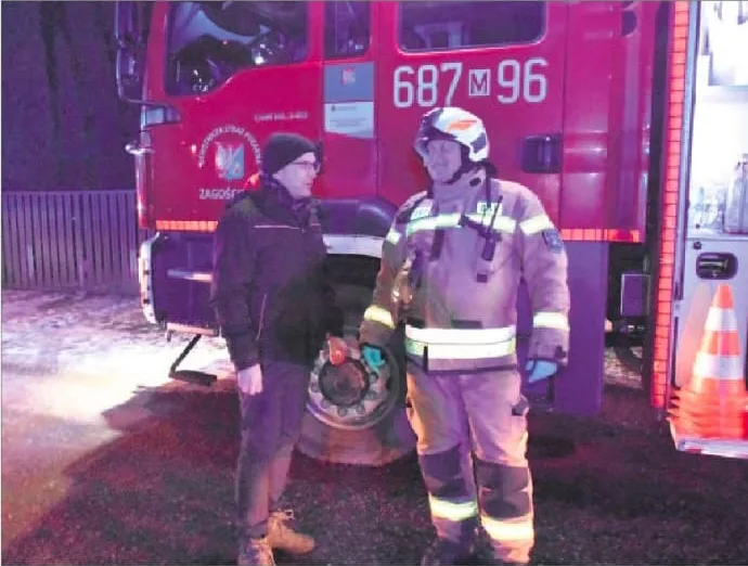 Grzegorz Bazylewicz i wiceburmistrz Wołomina Dariusz Szymanowski