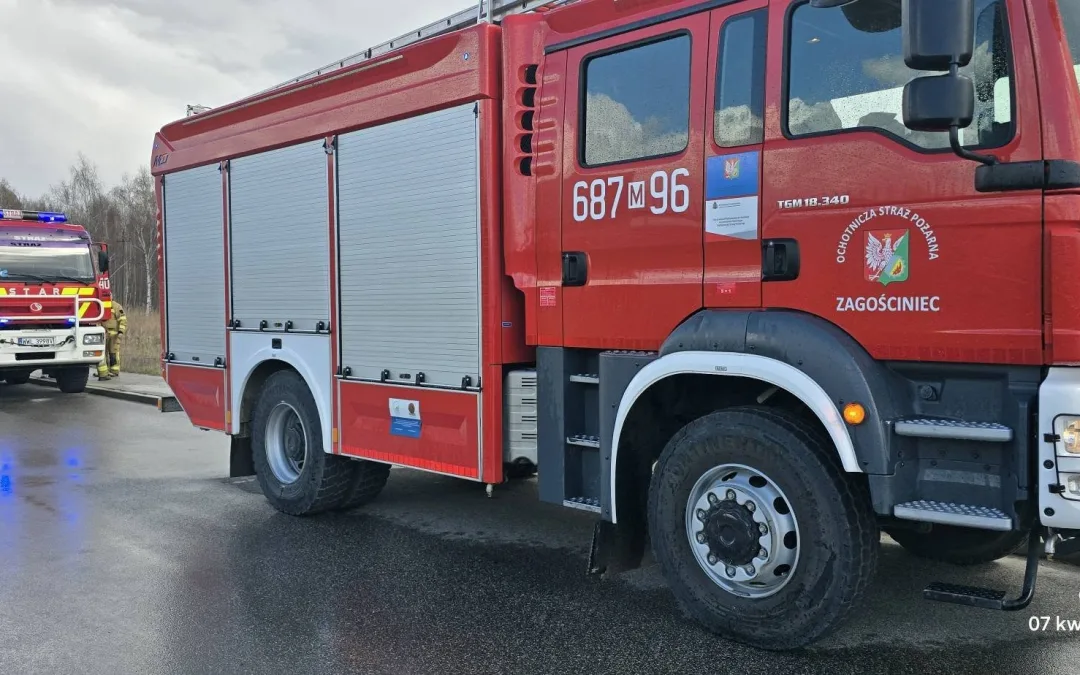 Pożar traw – Kobyłka