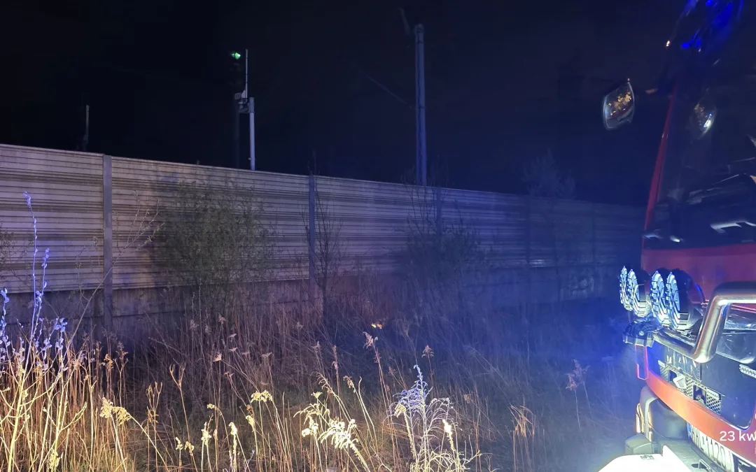 Pożar traw – Lipinki