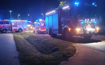 Pożar budynku